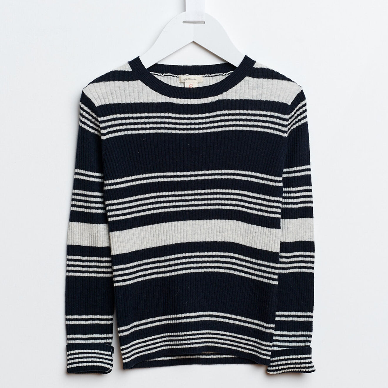 Bellerose Pull Glava à rayures noir/blanc