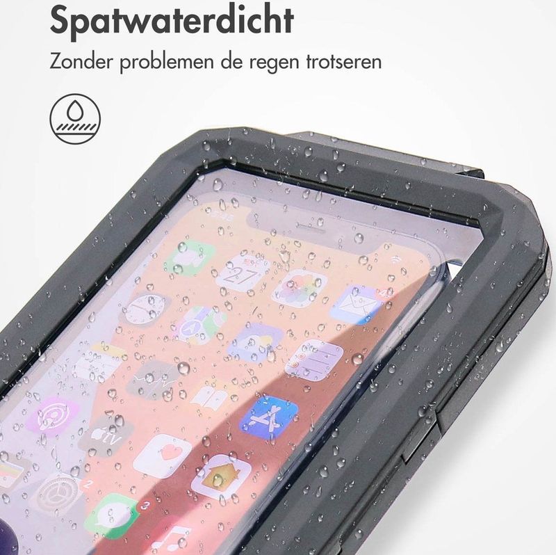 Imoshion - Telefoonhouder - Waterdicht - Zwart - Universeel - Fiets Accessoires