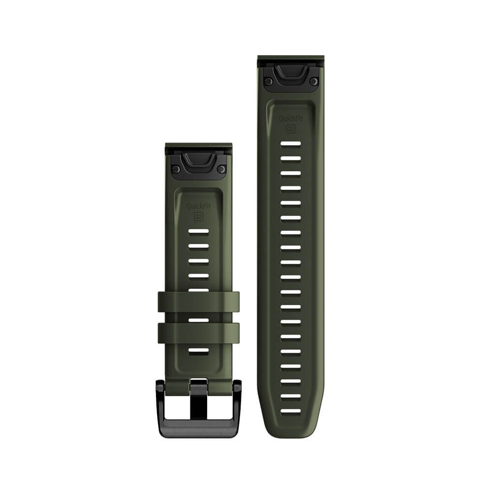 Klokkereim 22mm Mosegrønn