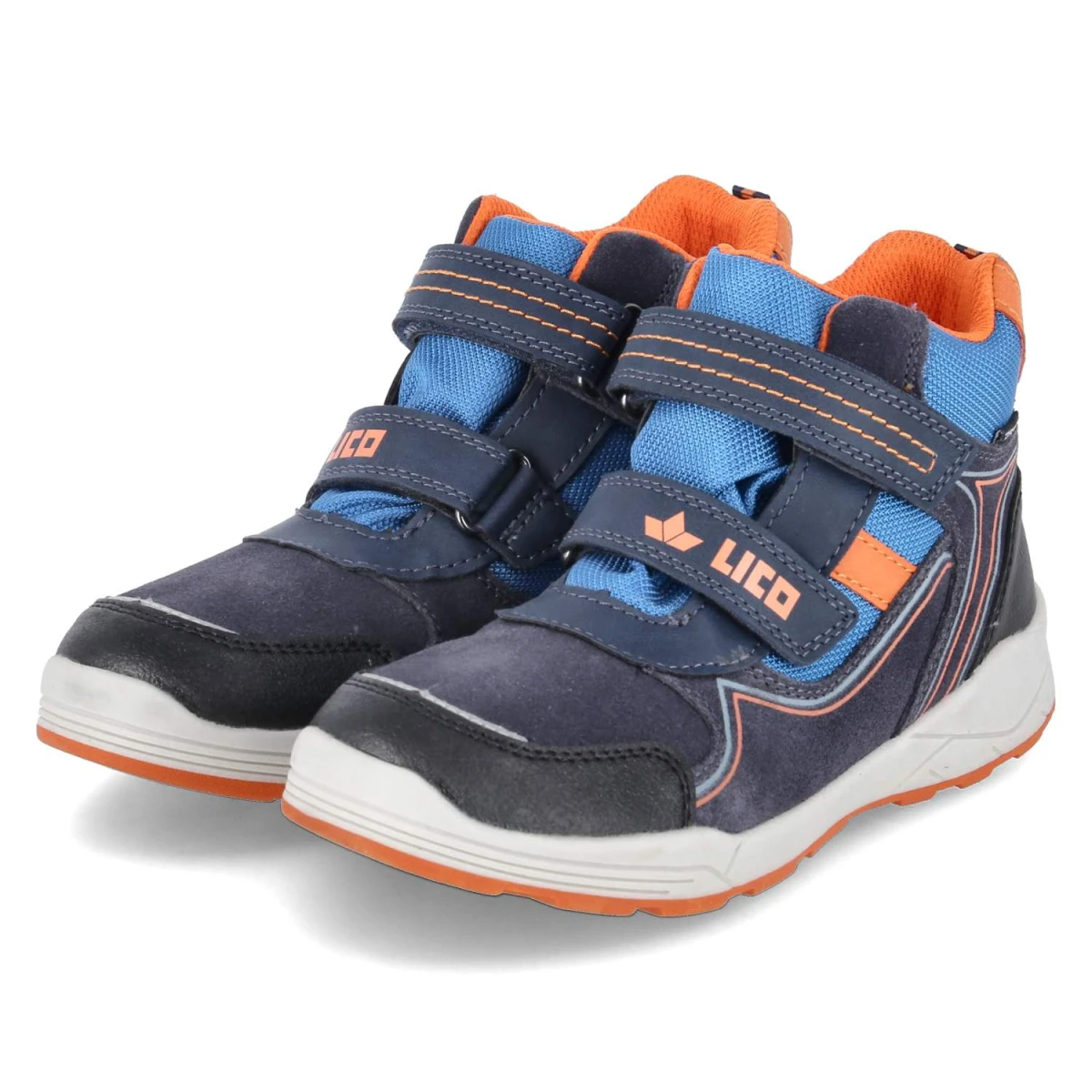 LicoKlettboots TARIK V - marine/orange
