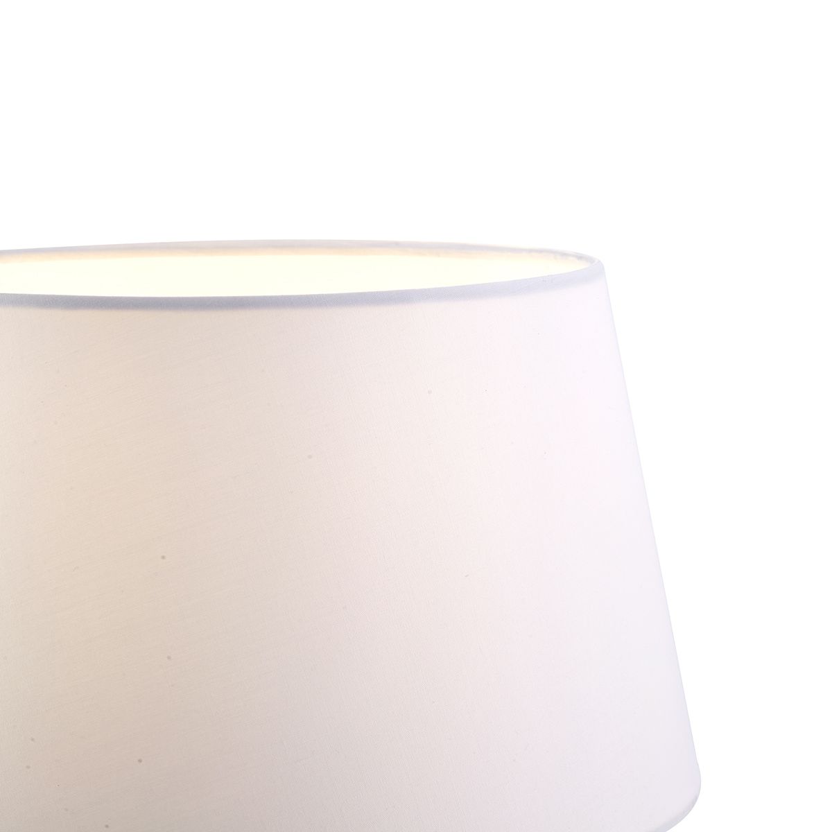 Vloerlamp staal met witte kap en verstelbare leeslamp - Ladas