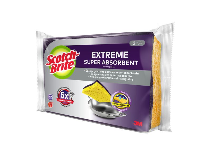 Scotch-Brite Schwamm Extreme 2 Stück Griffschwamm