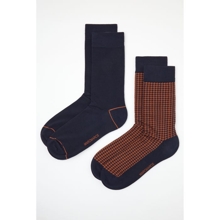 Marcmarcs-2-pack sokken houndstooth Anton - MarcMarcs