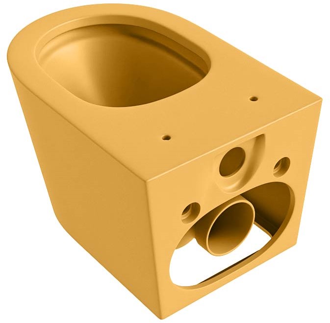 Mondiaz Lavie toiletpot randloos en diepspoel ocher