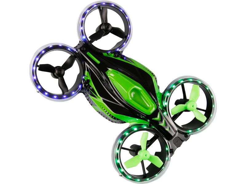 Amewi FightStar Battle Drone Grün, RTF 2-in-1-Drohne mit IR-Kampffunktion