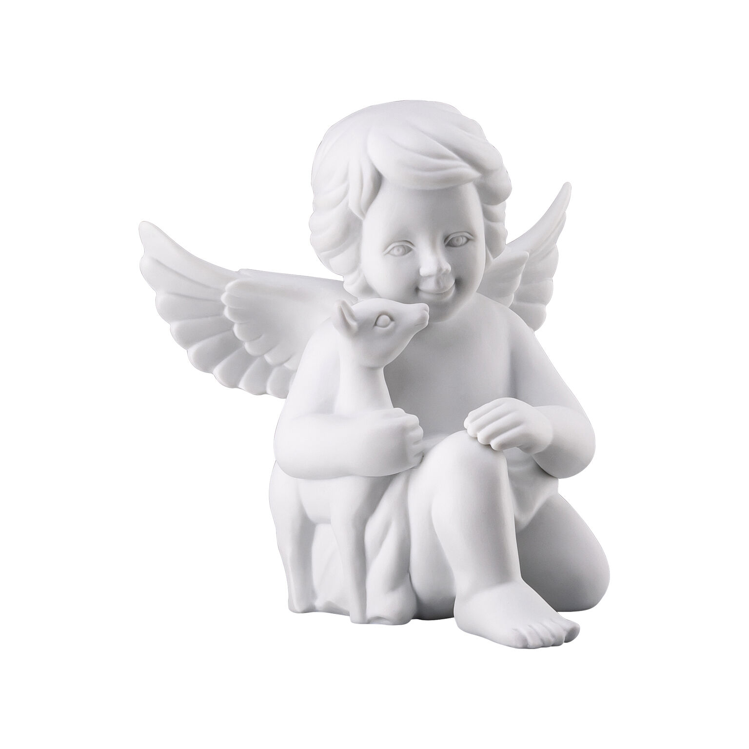 Angels Weiss matt Engel mit Bambi