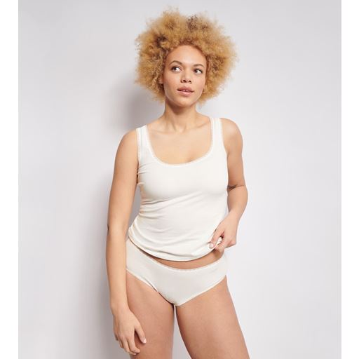Sloggi Go Midi 2-pak Trusser, Silk White, M