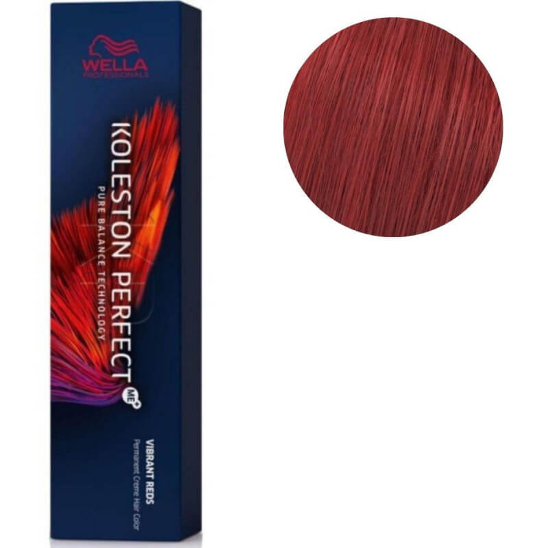 Koleston Perfect ME+ Rouge Vibrant 55/55 châtain clair acajou intense Wella 60ML