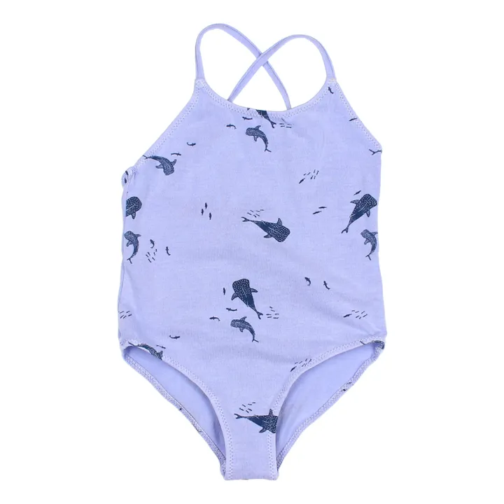 Búho Maillot de Bain 1 Pièce Coton Bio Ocean | Lavande