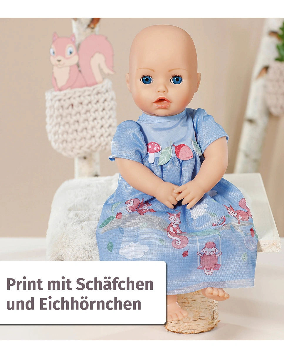 Baby Annabell® Puppenkleid EICHHÖRNCHEN (43cm) in blau