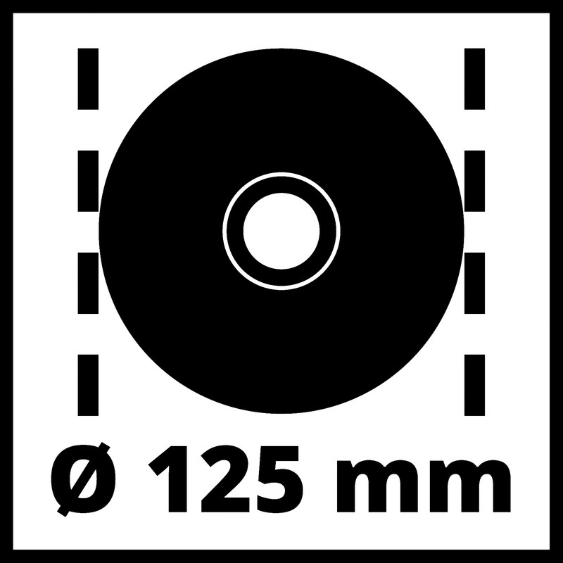 Einhell TC-AG 125/850 haakse slijper 800W 125mm