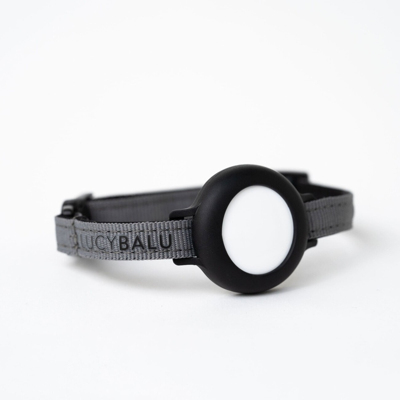 LucyBalu DORI AirTag Katzenhalsband (Nylon) anthrazit