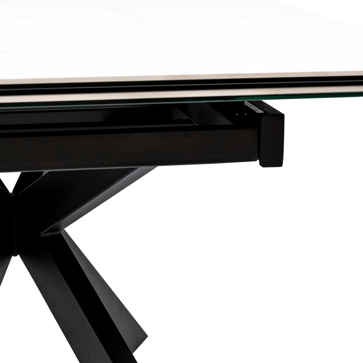 TABLE A MANGER EXTENSIBLE BOOT BLANC D.160X90X76CM