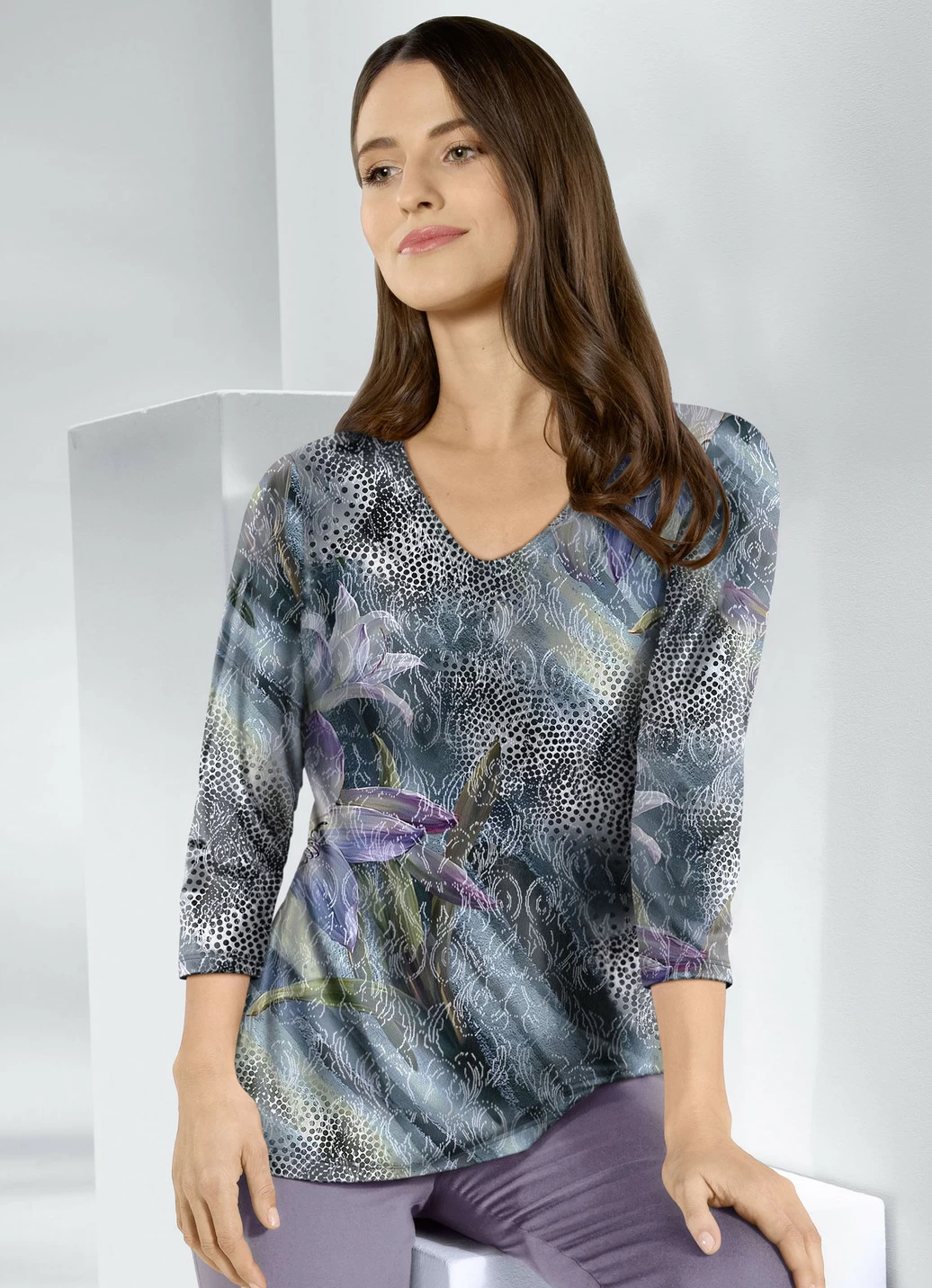 Pullover in Feinstrick