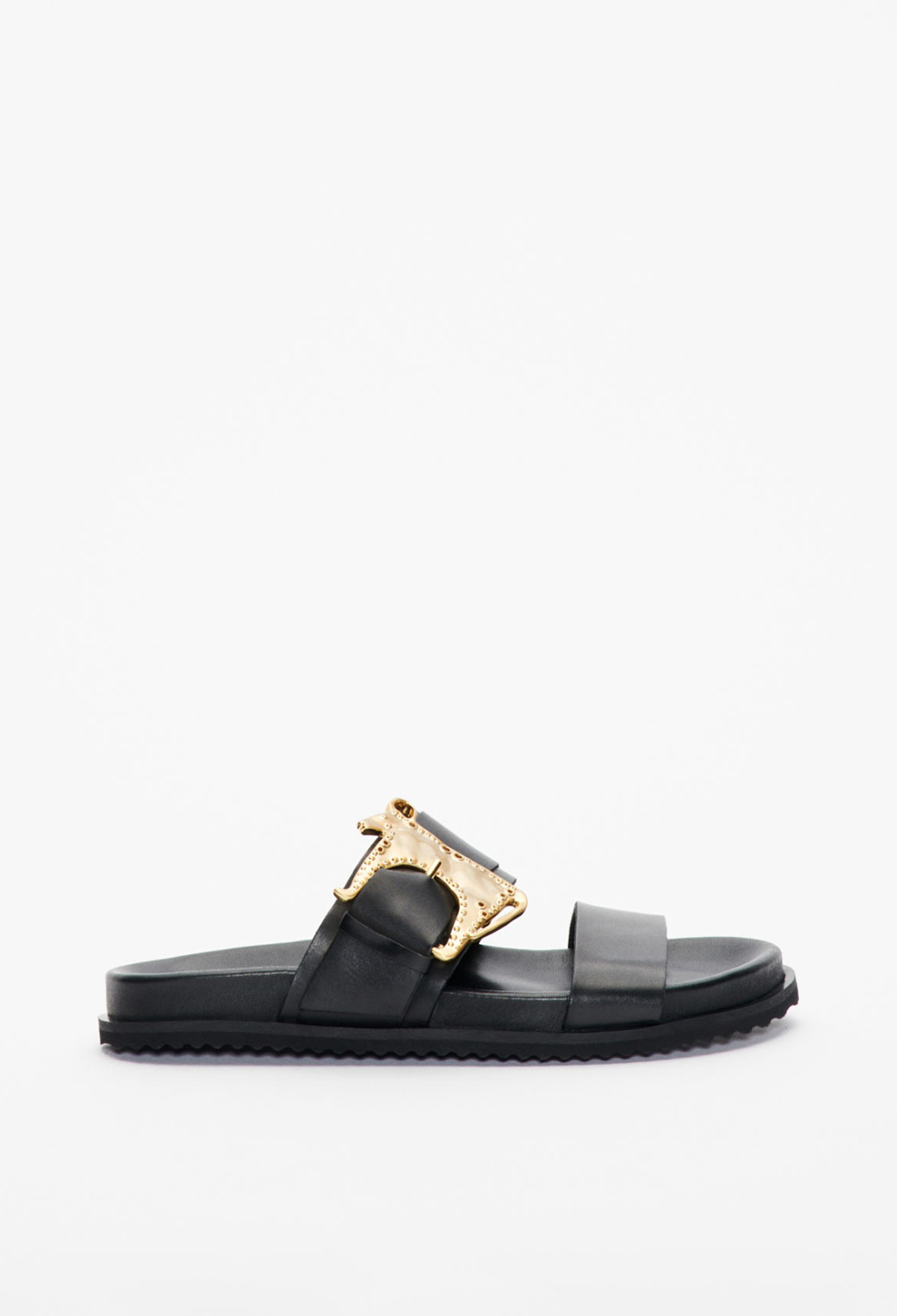 Mules en cuir