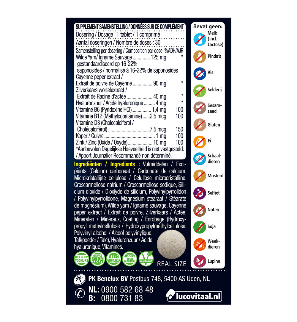 Lucovitaal Overgang Balans (30 tabletten)