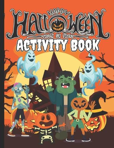 Halloween: Activity Books: Activity Books For Kids Aged 4-8! Halloween Coloring Books, Letter Tracing, Math Activity, Word Search (Paperback)
