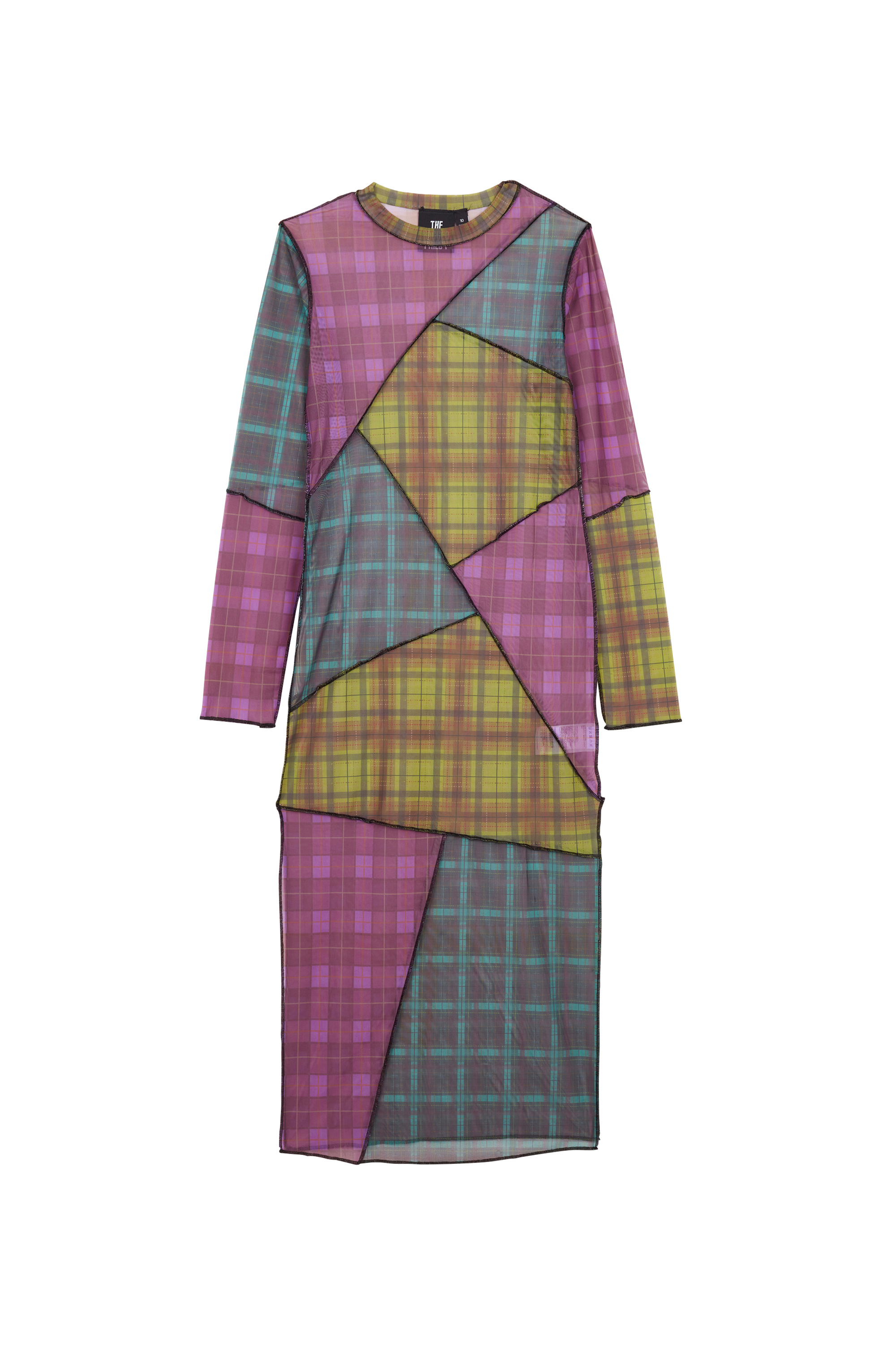 RAGGED PRIEST Robe longue FRACTURED Multicolore