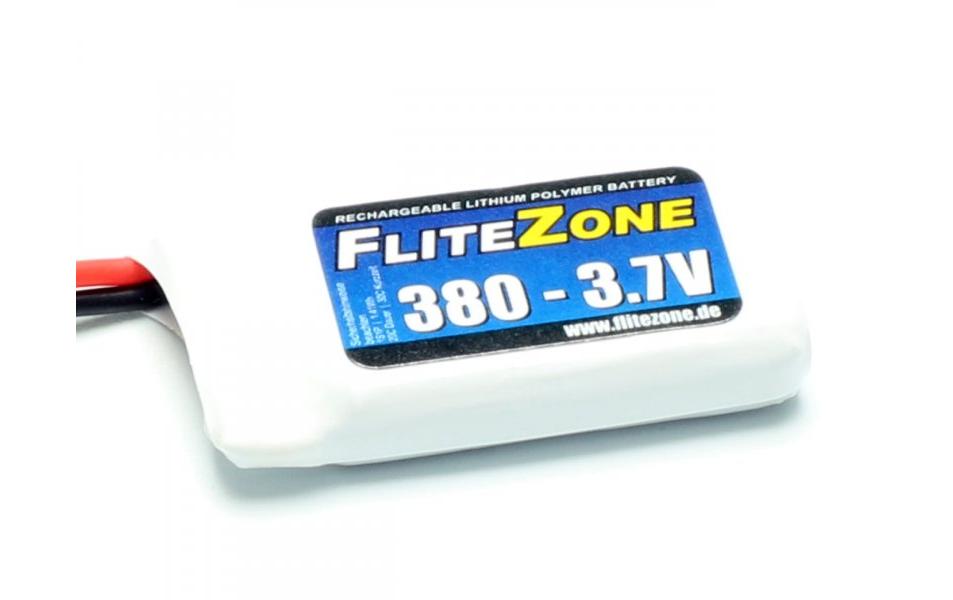 RC-Akku LiPo 380 mAh 3.7 V 20C1S LiPo Akku mit Molex 51005 Stecker für Flugmodelle