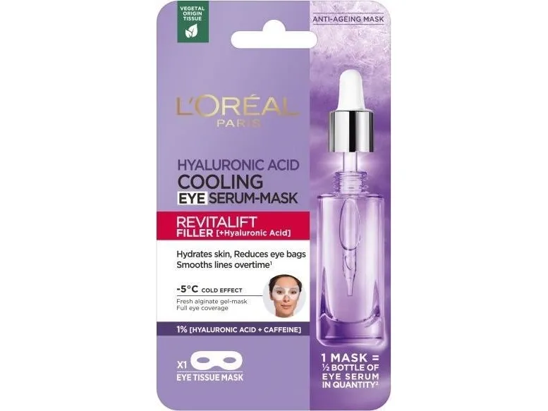 L'OREAL_Revitalift Filler Hyaluronic Acid Cooling Eye Serum-Mask cooling eye serum mask 11g