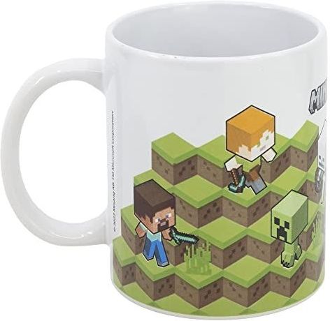 Keramische sublimatiebeker, 325 ml, in Minecraft-doos