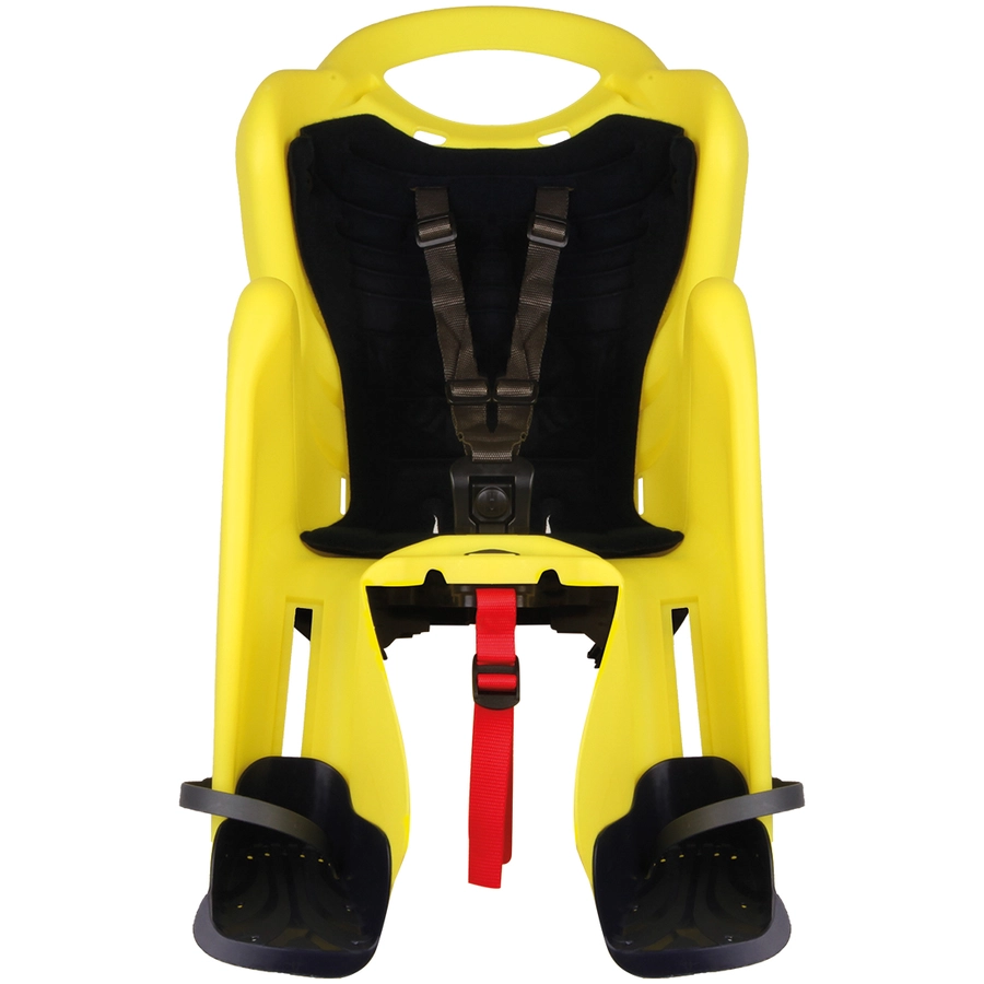 BELLELLI Kindersitz Fahrrad Mr Fox rack mount Yellow HI VIZ