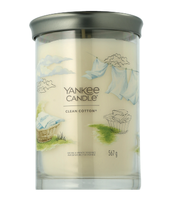 Yankee Candle Signature Tumbler Clean Cotton 567g
