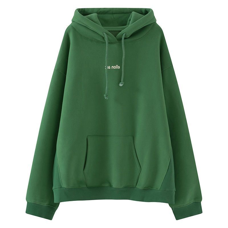 Fabricino - Oversized hoodie met ronde hals en letters