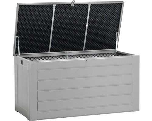 Opbergbox Aik bellavista - Home & Garden® 146,4 x 71 x 74,9 cm kunststof grijs