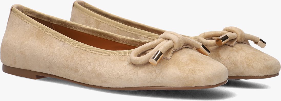 beige stefano lauran ballerina's ss36100