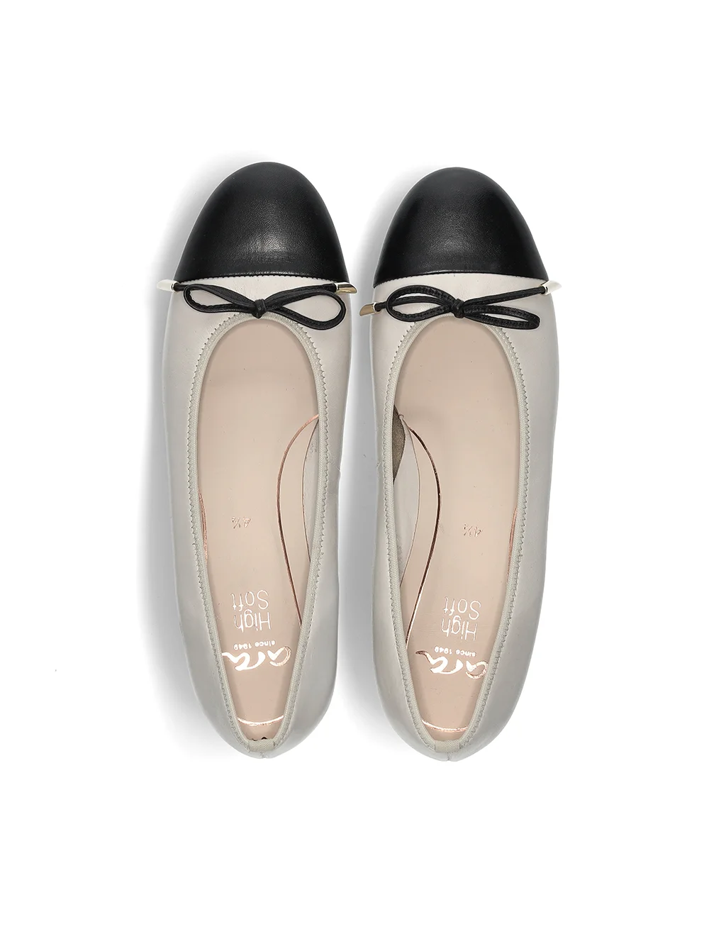 Ballerina Bari schwarz cream