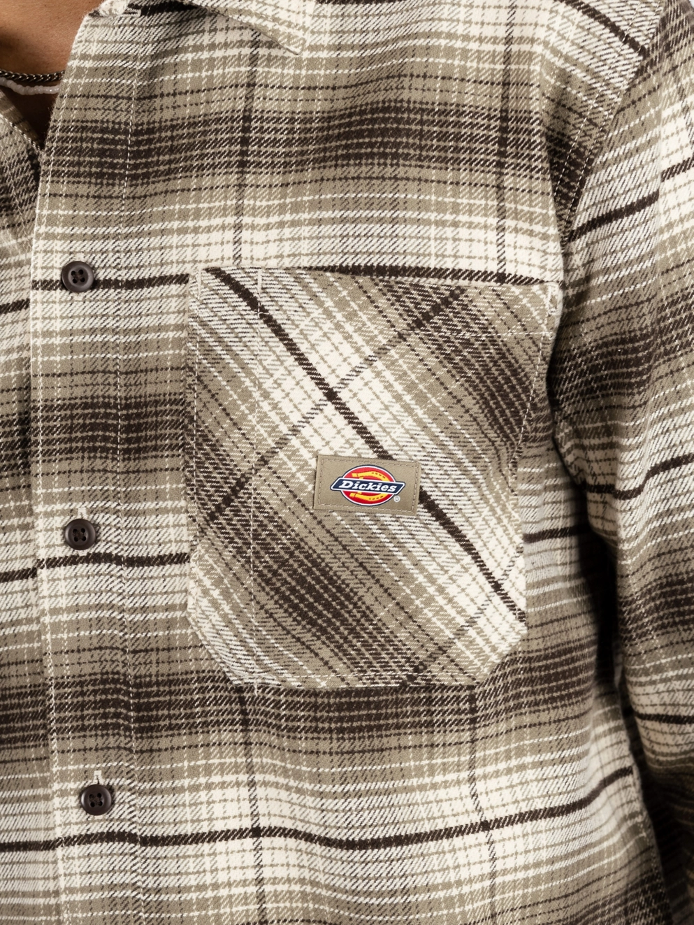 Dickies Forest Check Shirt imperial green