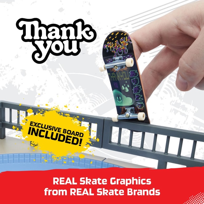 Tech Deck - Mega Bowl - Finger-Skateboard Rampe