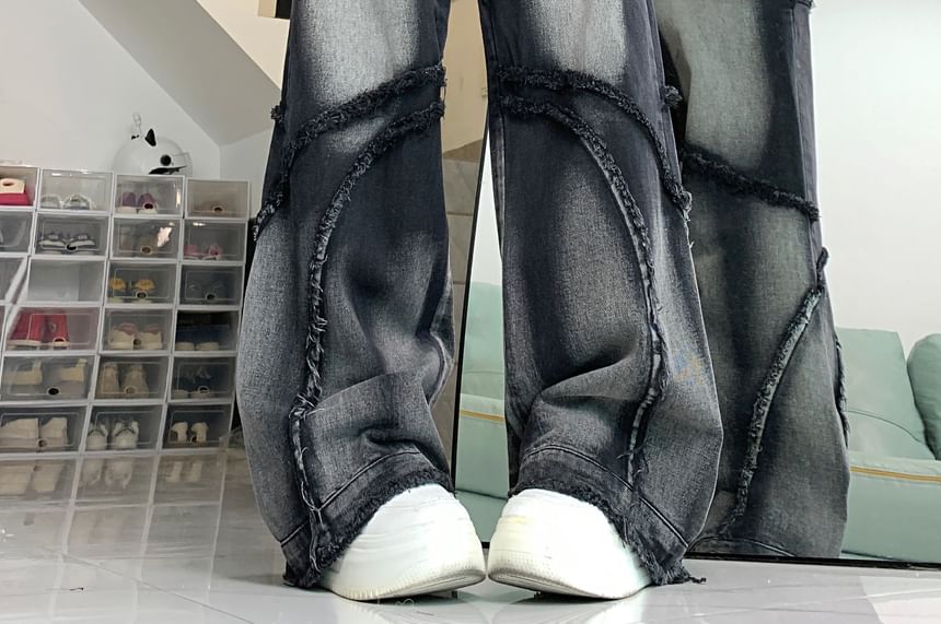 2DAWGS - High Waist Washed Wide Leg Jeans