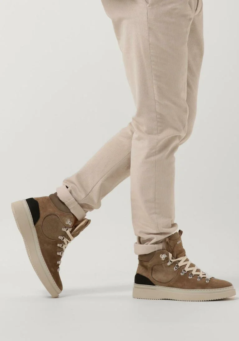 NUBIKK taupe nubikk hoge sneaker jonah aztec