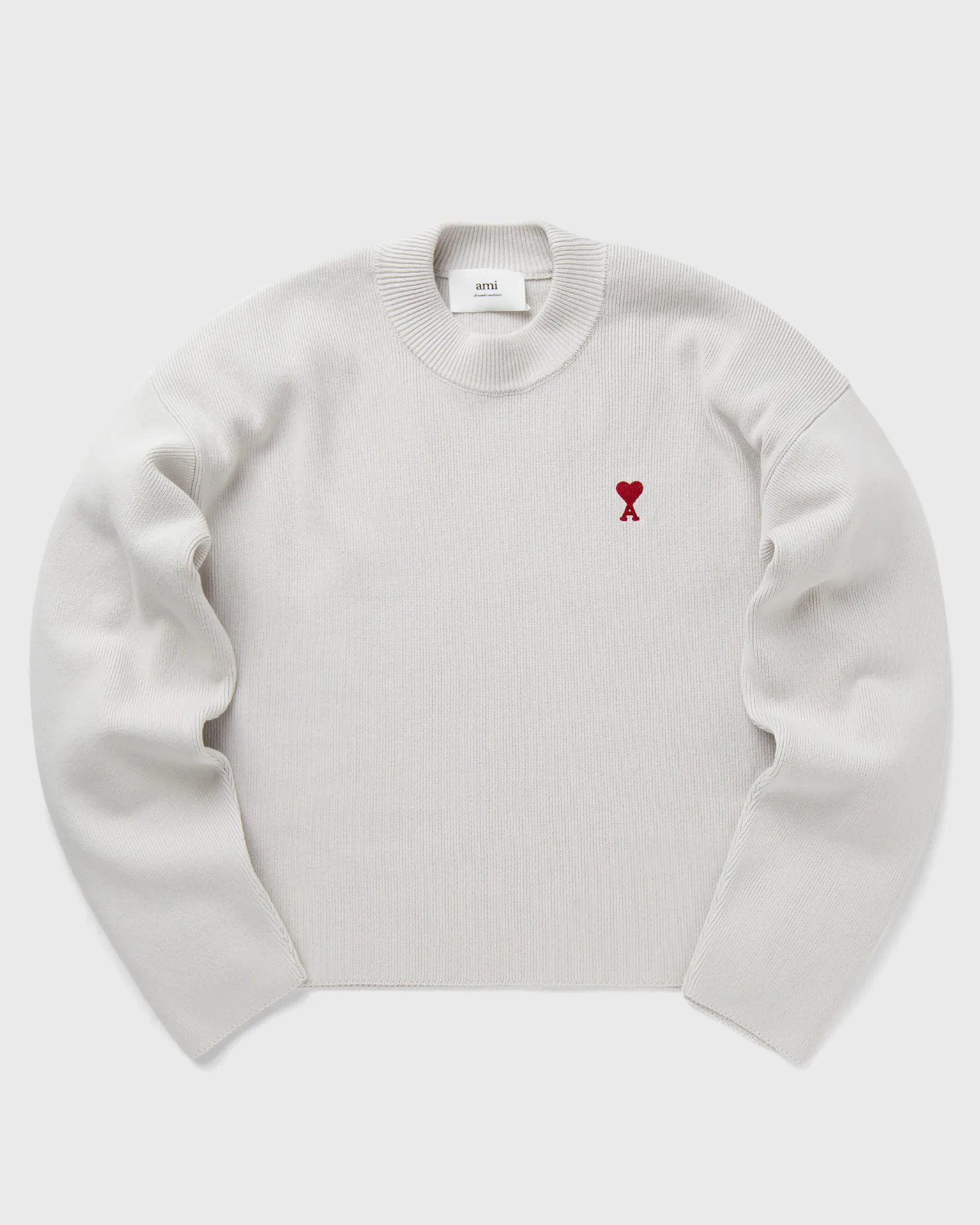 AMI Paris RED ADC CREWNECK SWEATER