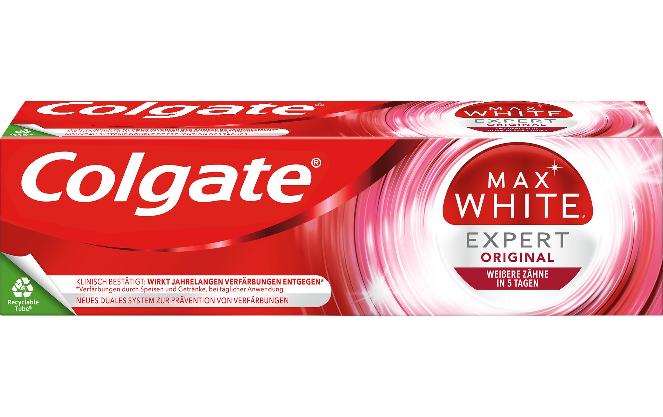 Zahnpasta Max White Expert Original 75 mlZahncrème gegen Langzeitverfärbungen