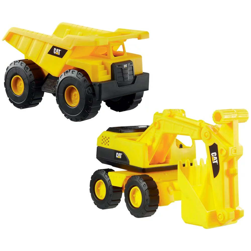 CAMION BENNE ET EXCAVATRICE 38 CM