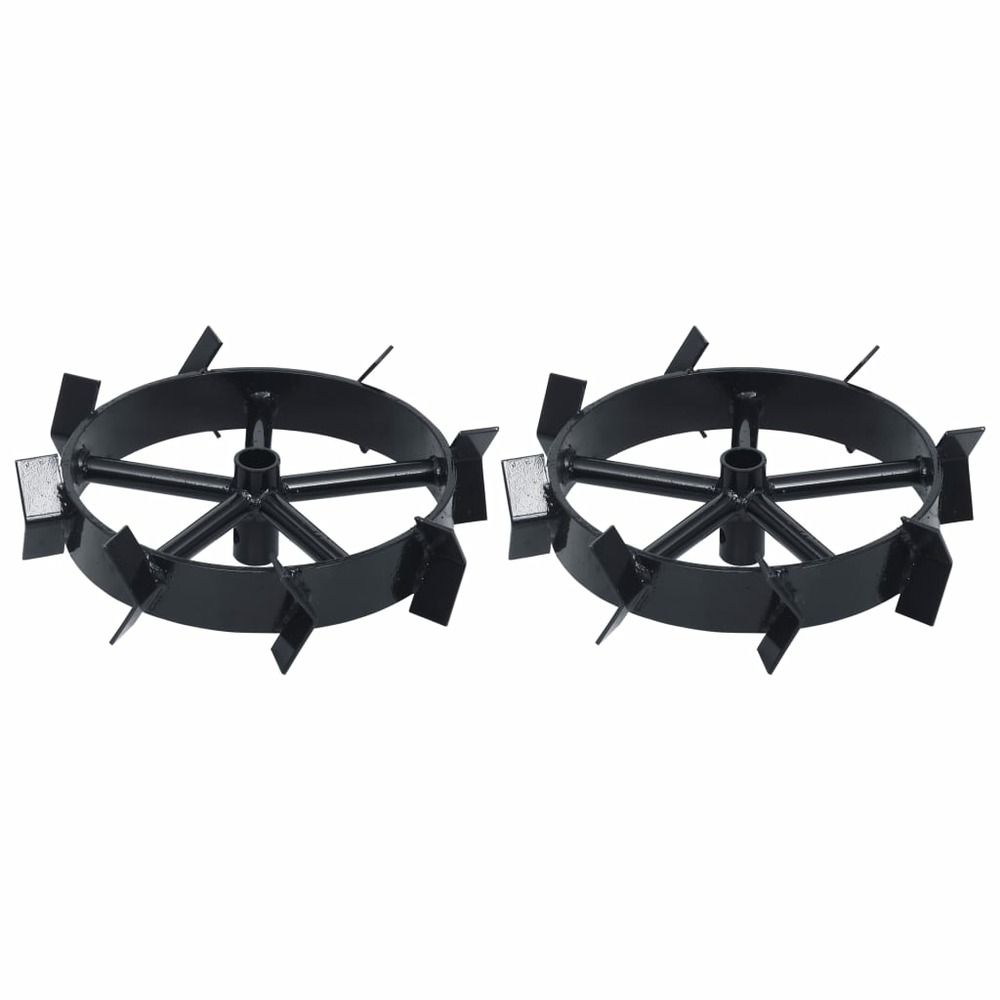Roues métalliques pour cultivateur à essence 6,5 ch 2 pcs