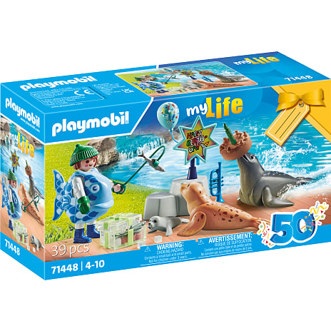 Playmobil dyrepasser med dyr 71448
