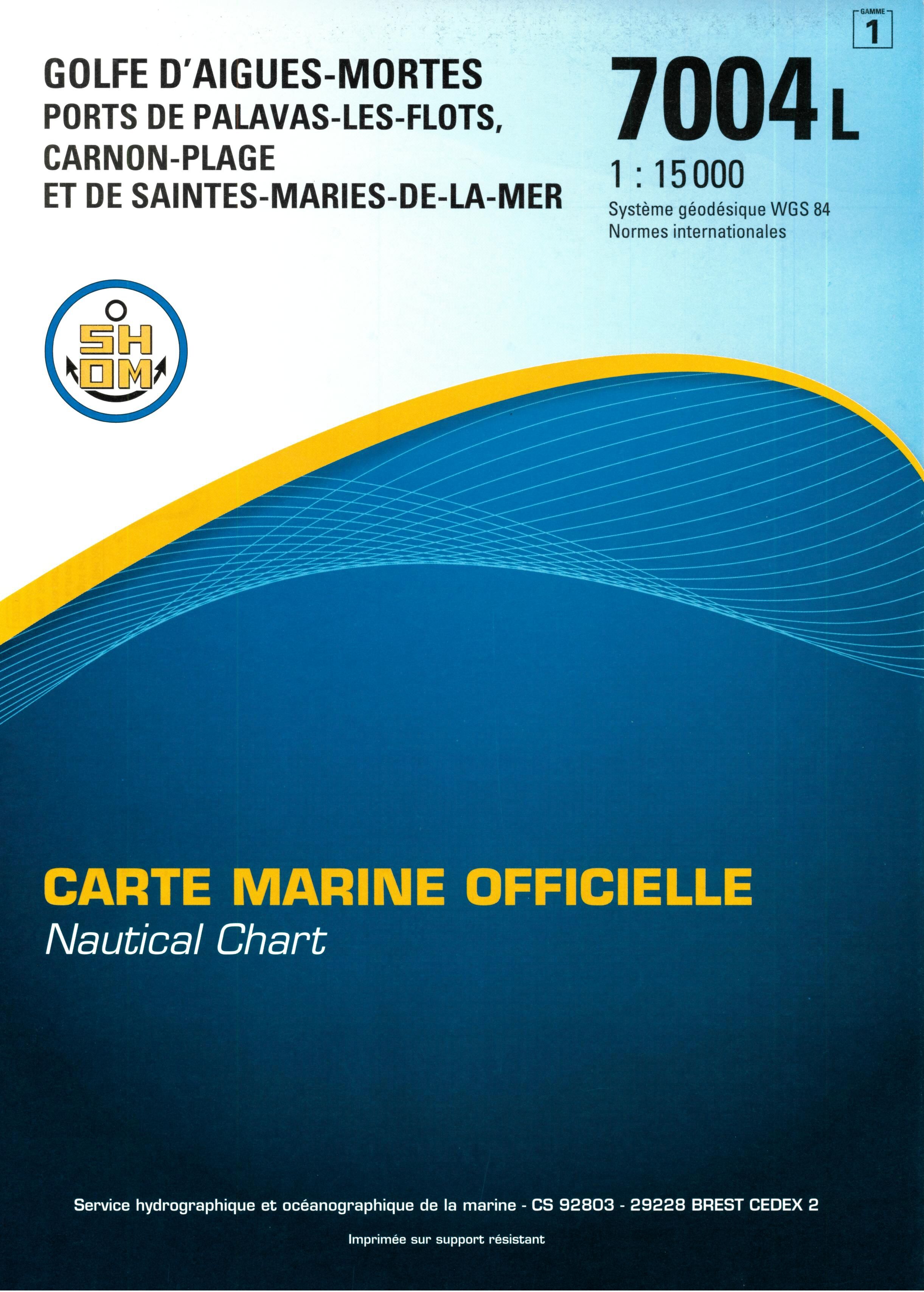 EPSHOM - 7004L GOLFE D AIGUES MORTES