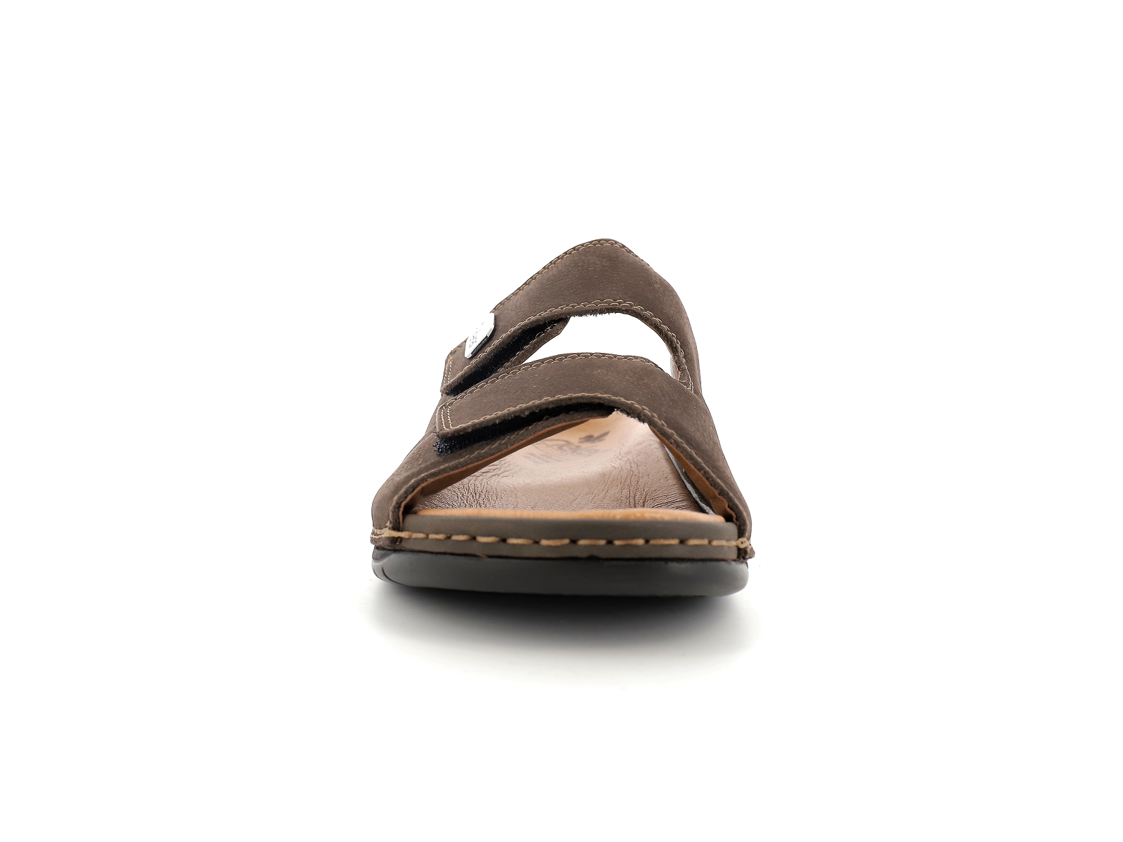 Rieker-25590 Cuir Marron Foncé