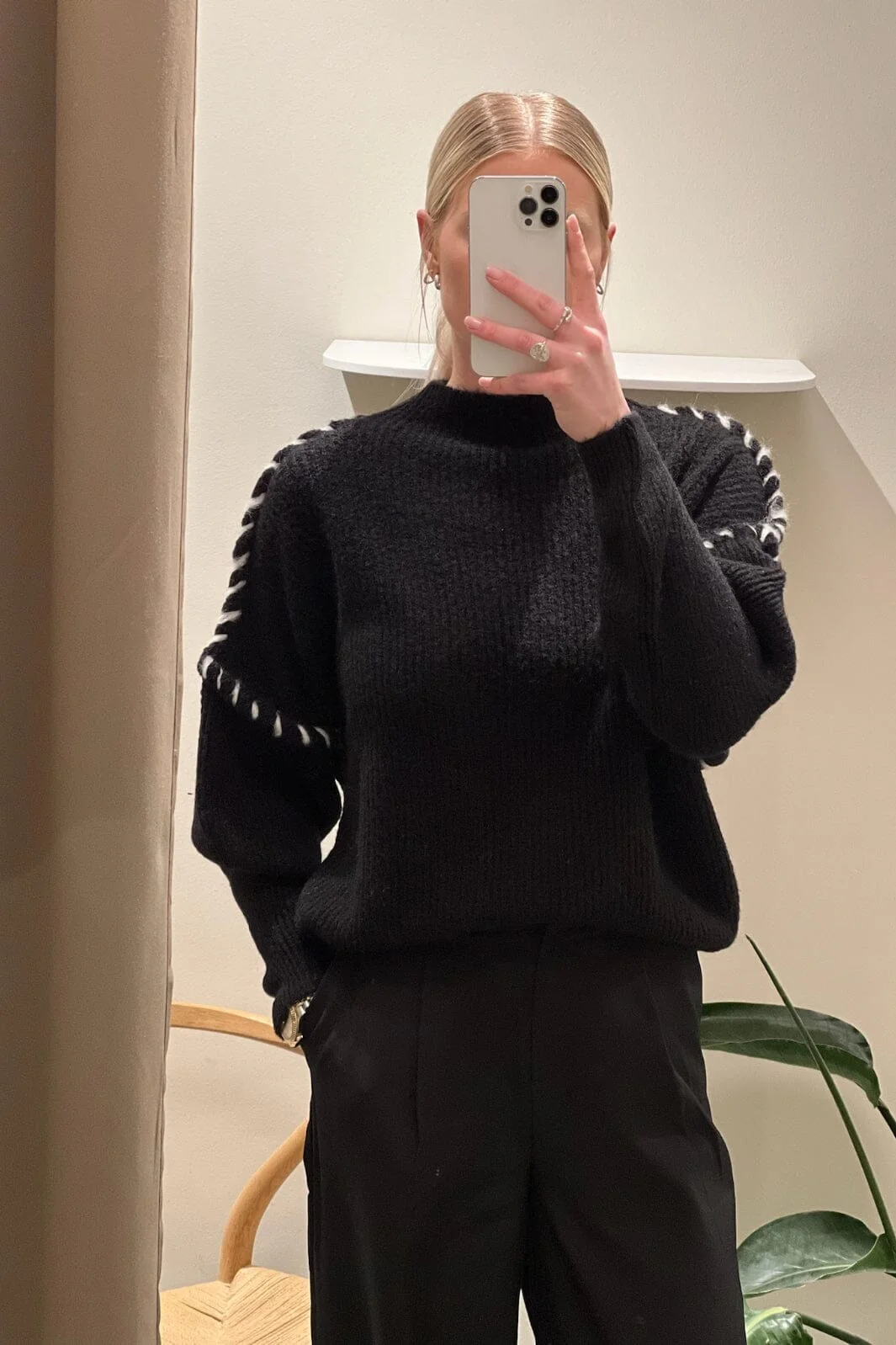 Noella Olli Knit 004 black
