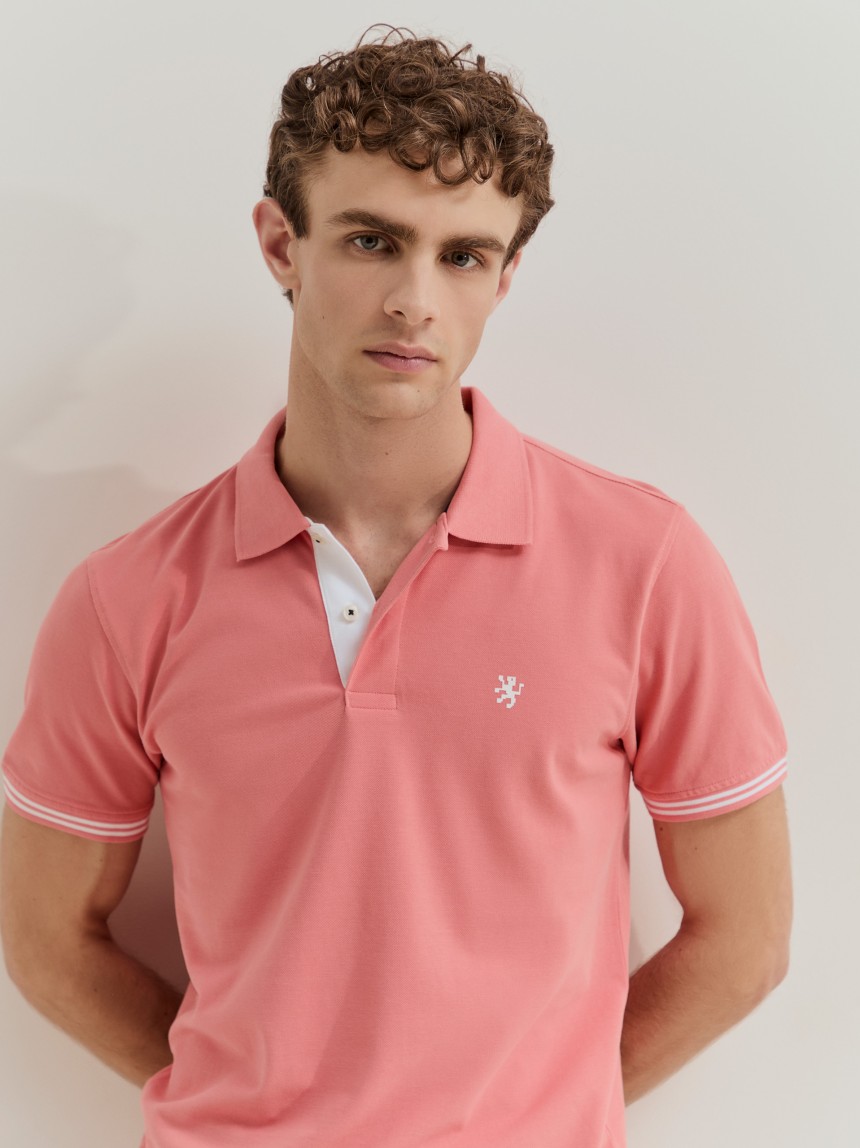 Polo de algodão Lion of Porches