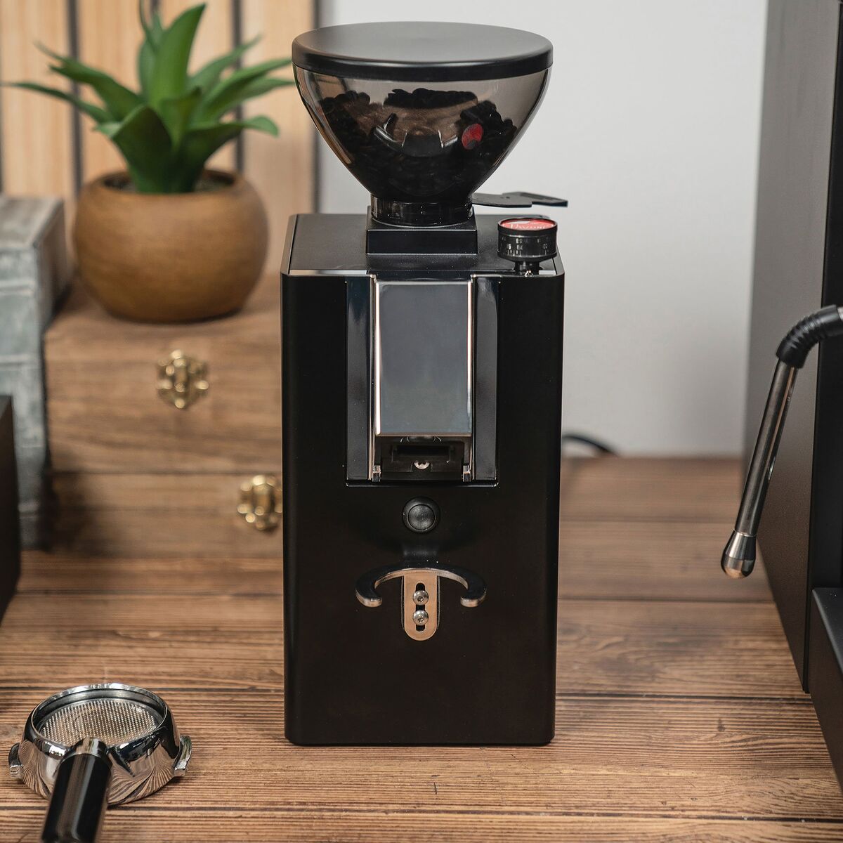Kube Mill elektrisk kaffekvern, svart