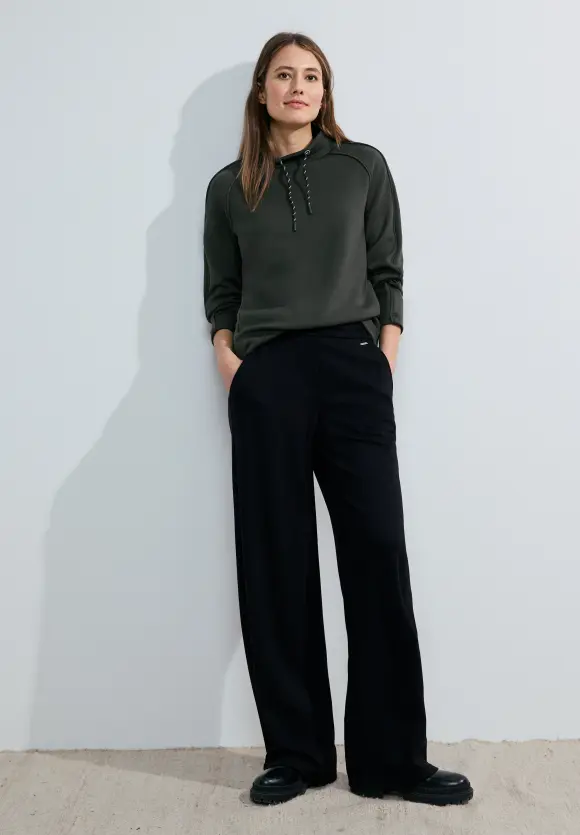 Materialmix Sweatshirt - strong khaki