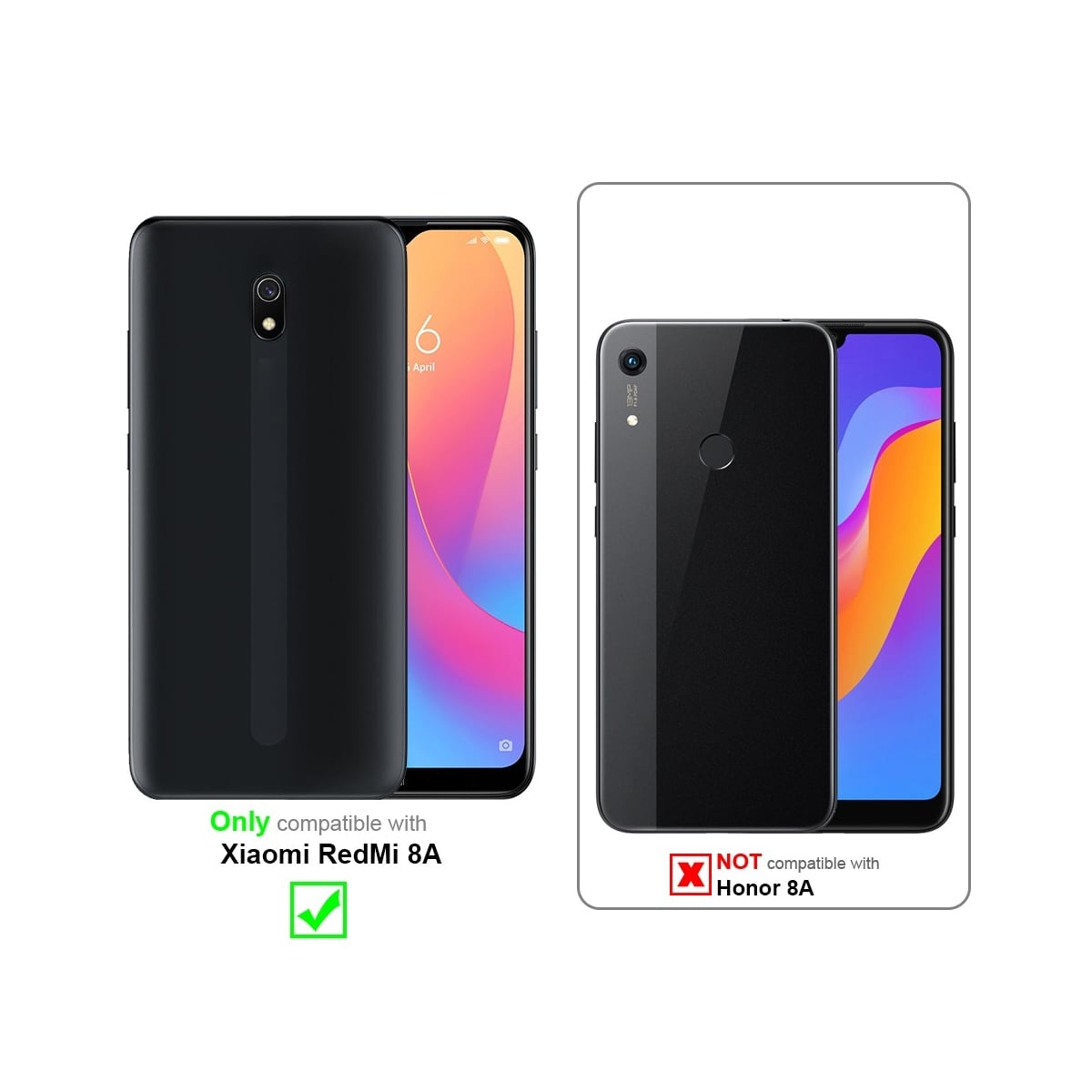 Xiaomi RedMi 8A 3x Skjermbeskytter Skärmskydd