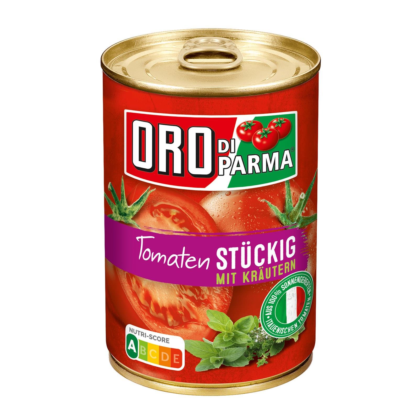 Oro di Parma Tomatenstücke mit Kräutern