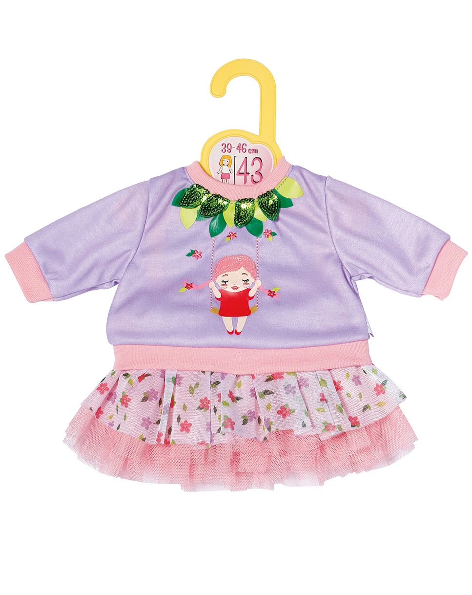 Dolly Moda Pullover & Tutu BAUMSCHAUKEL (43cm)