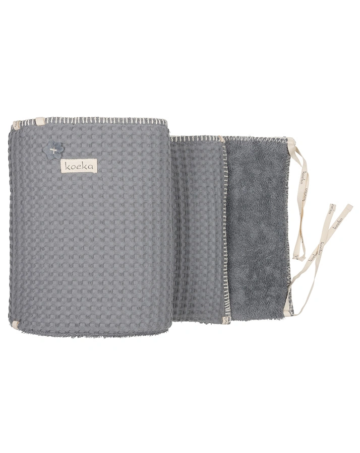 Nestchen AMSTERDAM für 60-70cm Bettbreite in steel grey